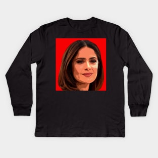 salma hayek Kids Long Sleeve T-Shirt